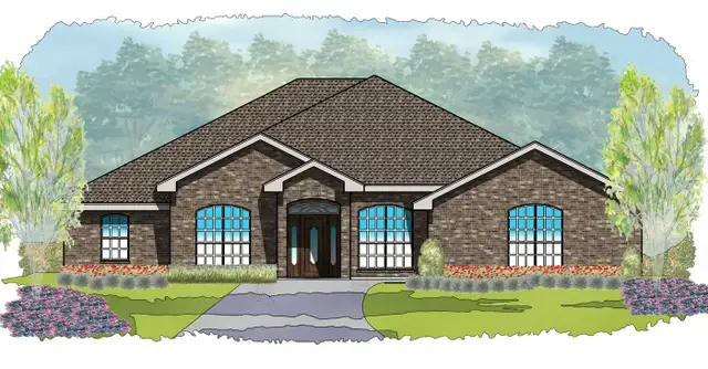 Riviera Front Swing 2450 by Carothers Executive Homes - image