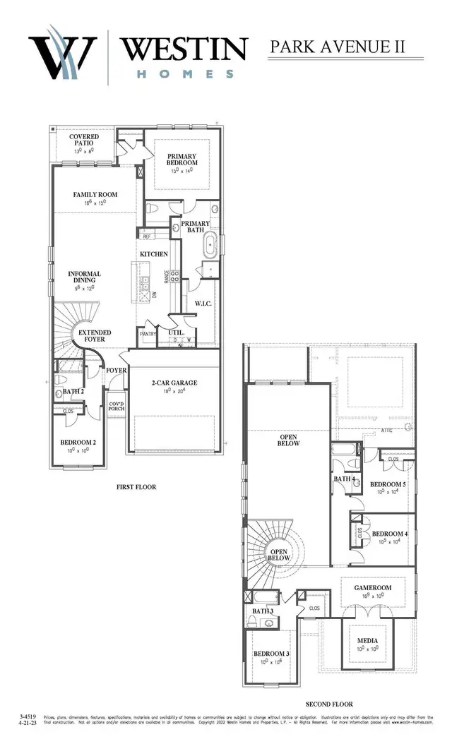 The Park Avenue II by Westin Homes - image