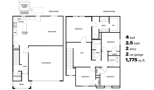 Elm - Plan C30E by D.R. Horton - image