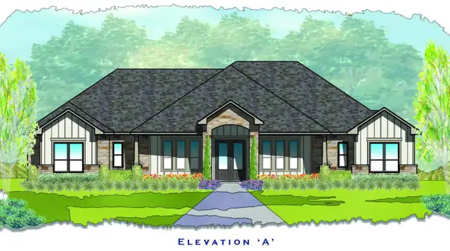 Kennedy 3 Car Side Entry Garage by Carothers Executive Homes - image