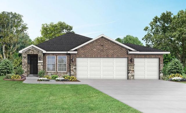 The Riviera B with 3-Car Garage image