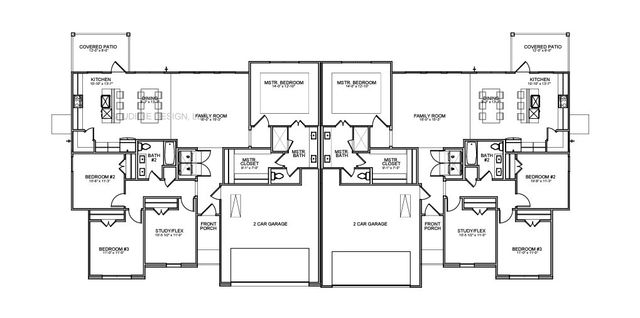 Acre Duplex - Elevation "A" by Value Builders - photo