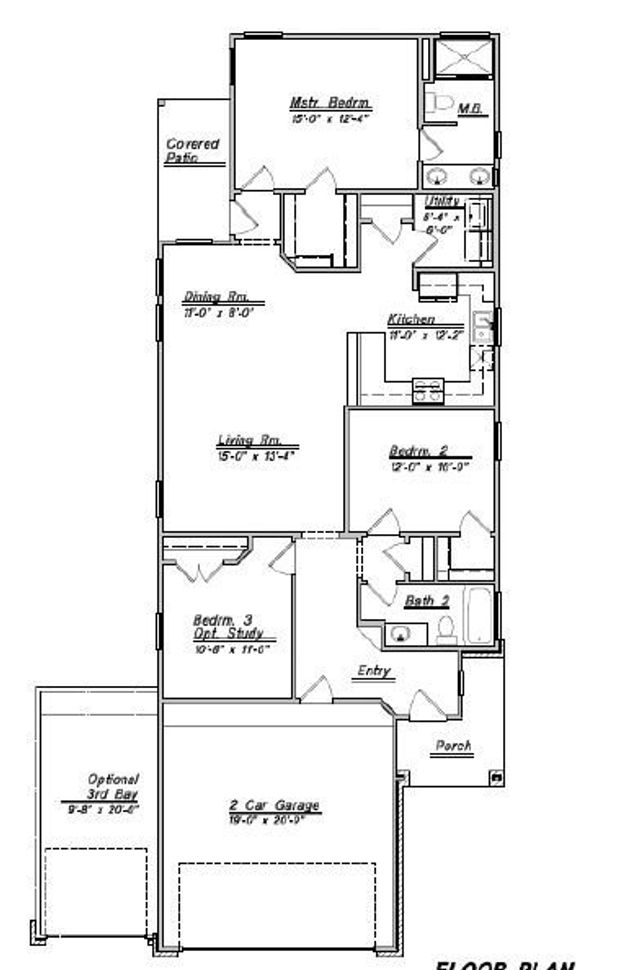 Floor Plan 1490 by Colina Homes - image