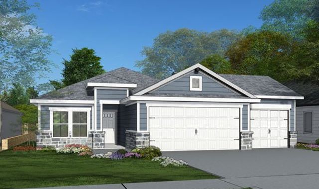 Bluebird 1487 S 3CG by Saratoga Homes - image