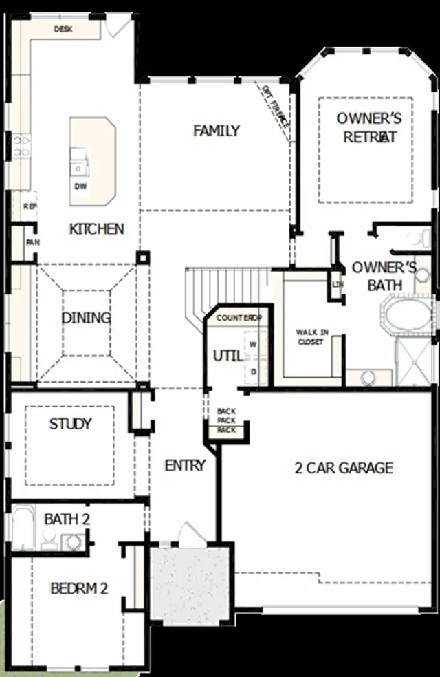The Fontaine by David Weekley Homes - image