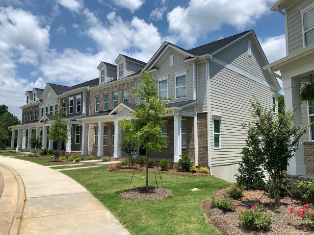 Gray lower level by Brookline Homes - image