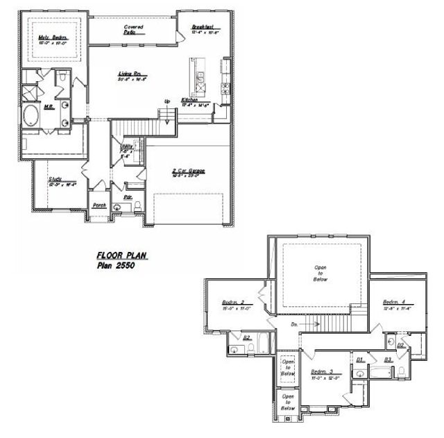 Floor Plan 2550 by Colina Homes - image