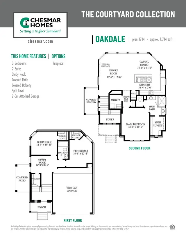 Oakdale – Courtyard Collection by Chesmar Homes - image
