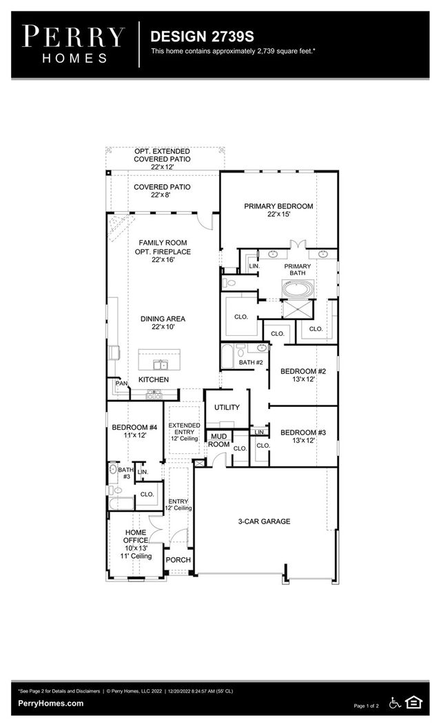 Design 2739S by Perry Homes - photo