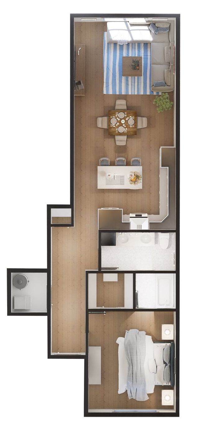 1 Bedroom, 1 Bath by CK Development - photo