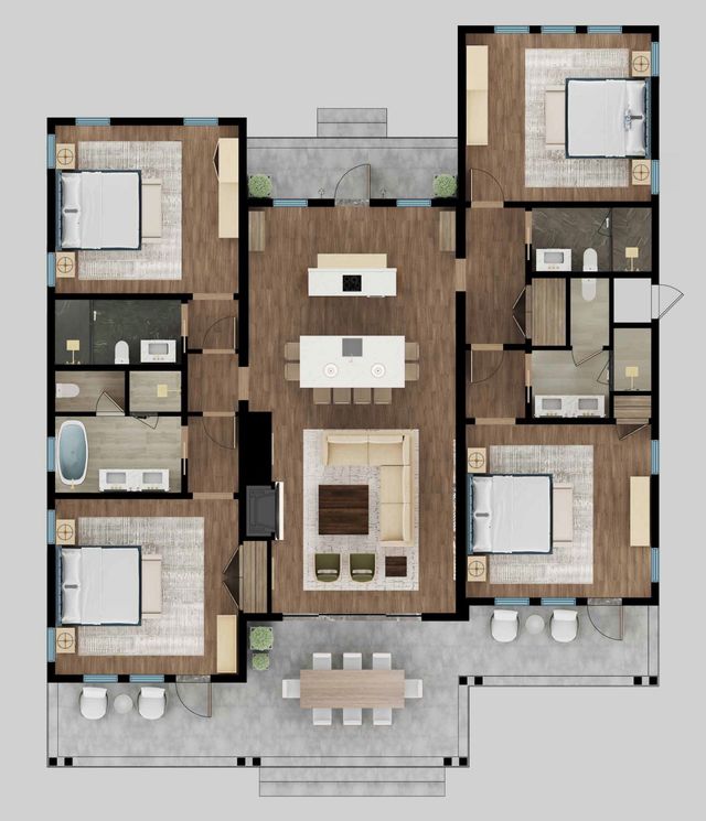 4-Bedroom Cottage by The Cabot Collection - image