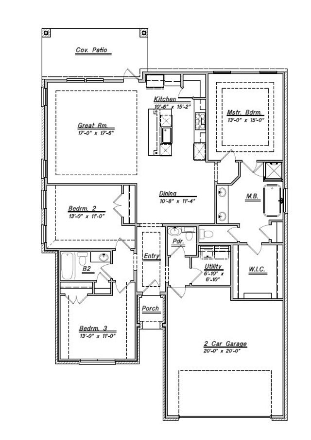 Floor Plan 1778 by Colina Homes - image