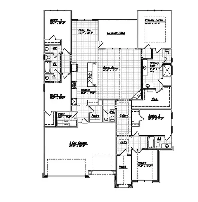 The Crockett by Bellaire Homes - image