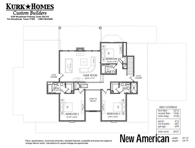 The New American by Kurk Homes - photo