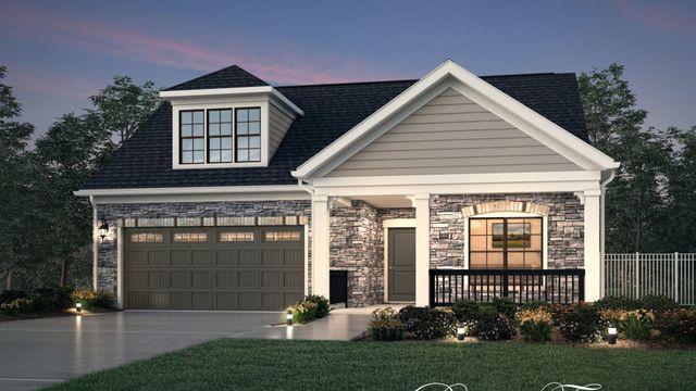 Portico Tandem Garage by Perfection Builders - image